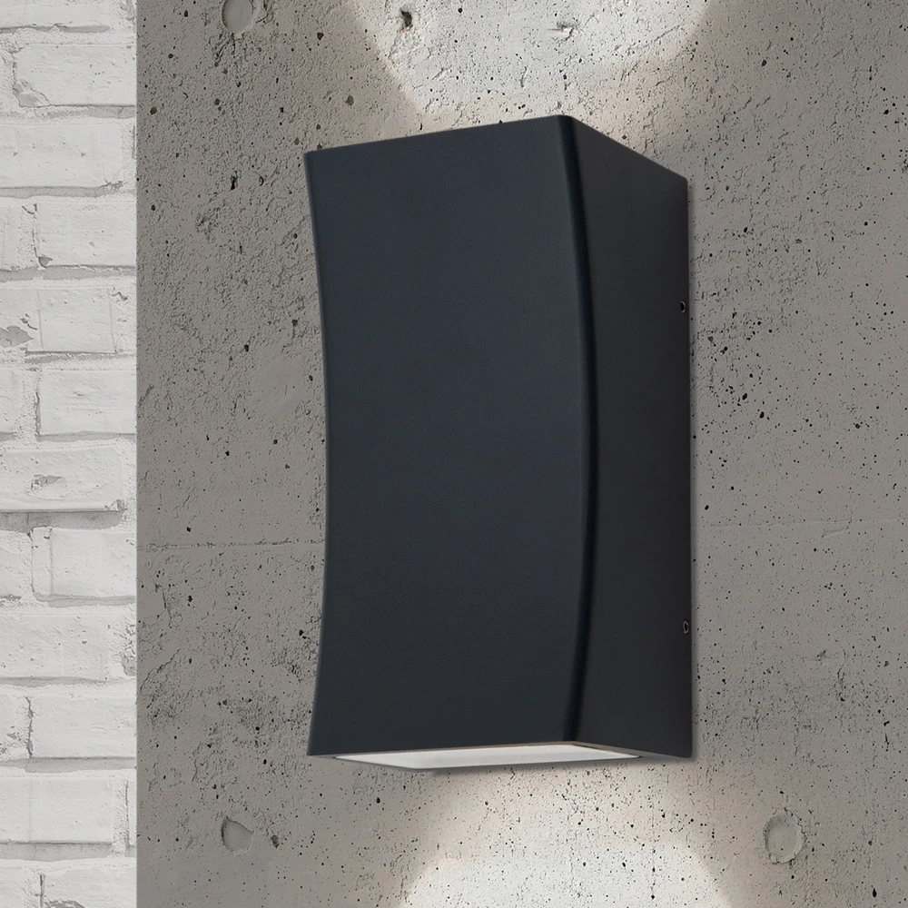 Applique LED d’extérieur Asha, anthracite avec bras réglable