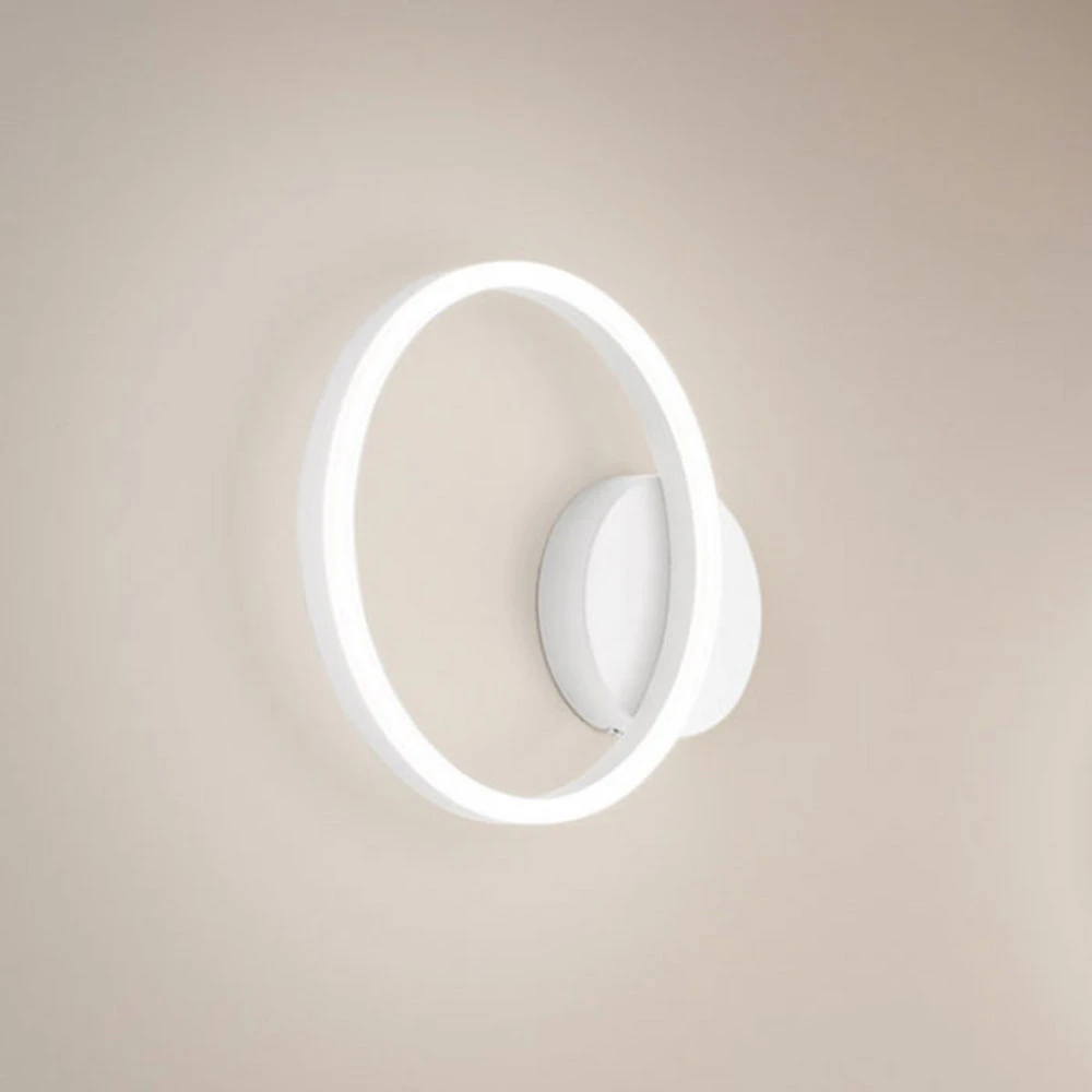 Applique LED Giotto, à 1 lampe, blanche avec bras réglable