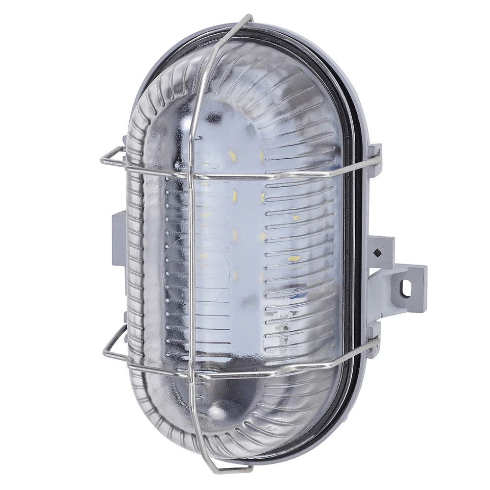 Applique LED Pesch 8 IP44 résistante aux chocs pour salle de bain IP44
