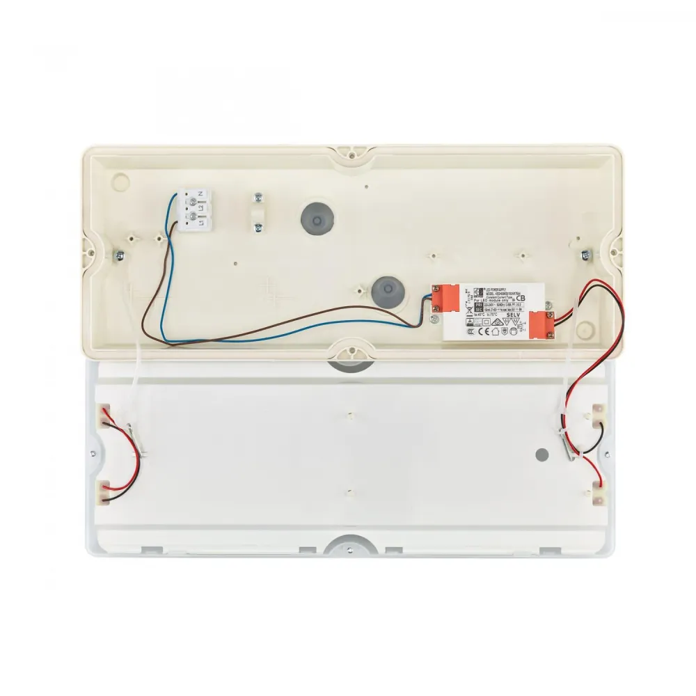 Applique LED PHILIPS Rectangulaire IP65 Ledinaire 6W WL055V murale Style moderne