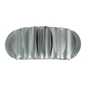 Applique métal, aluminium 12 cm. pour couloir et escalier