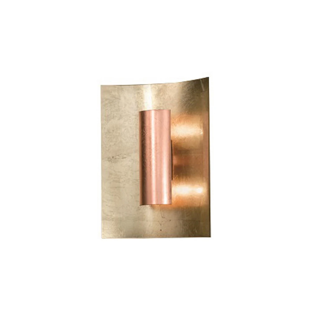 Applique murale Aura Or fin écran cuivre, hauteur 60 cm