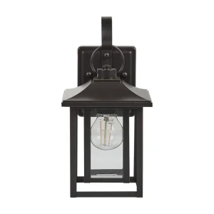 Applique murale d'extérieur noire ALMOND avec bras réglable