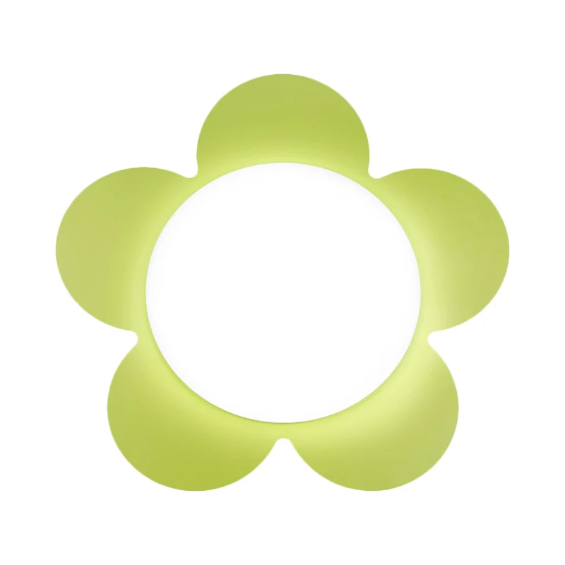 Applique murale florale aux couleurs vives, novateur et élégante, en acrylique, LED, pour la maternelle