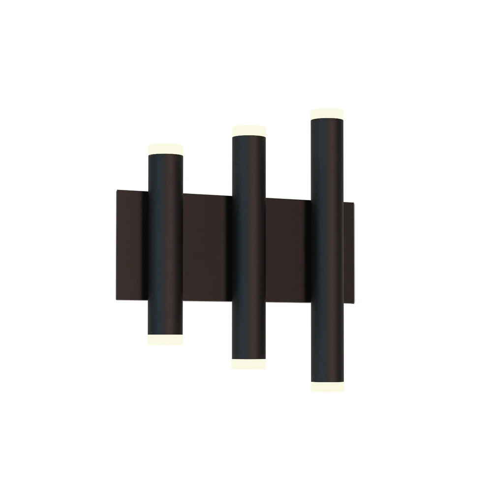 Applique murale LED Cala, noir, aluminium, 6 sorties de lumière Style moderne