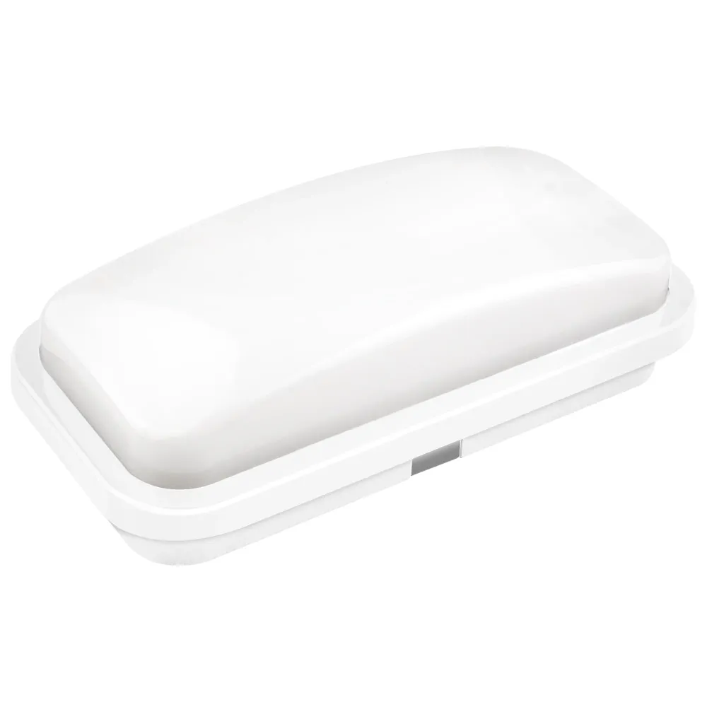 APPLIQUE MURALE LED MATEL IP65 RECTANGULAIRE BLANC 20W GELÉ pour couloir et escalier