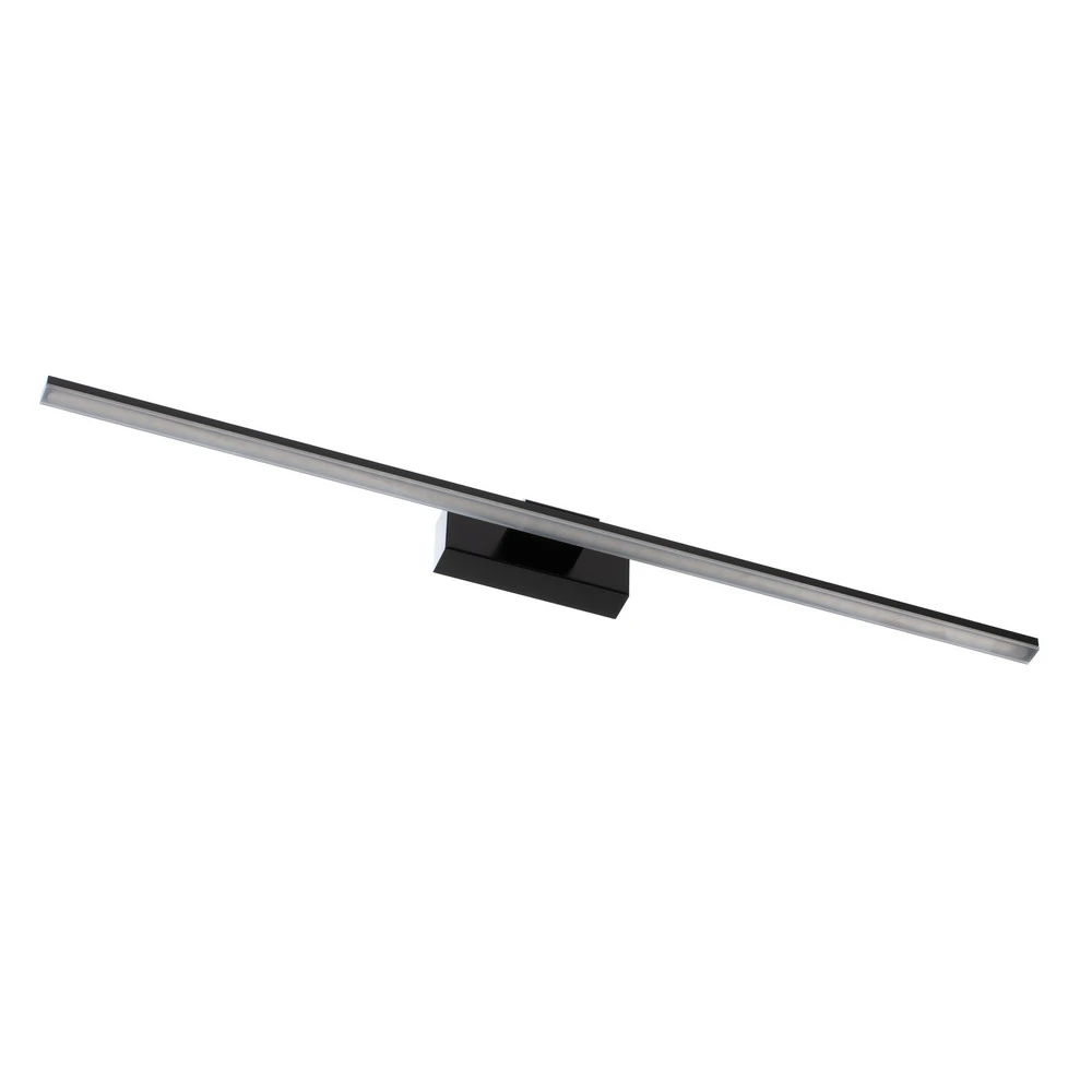 Applique murale LED Miroir 80 cm noir 3000K avec bras réglable