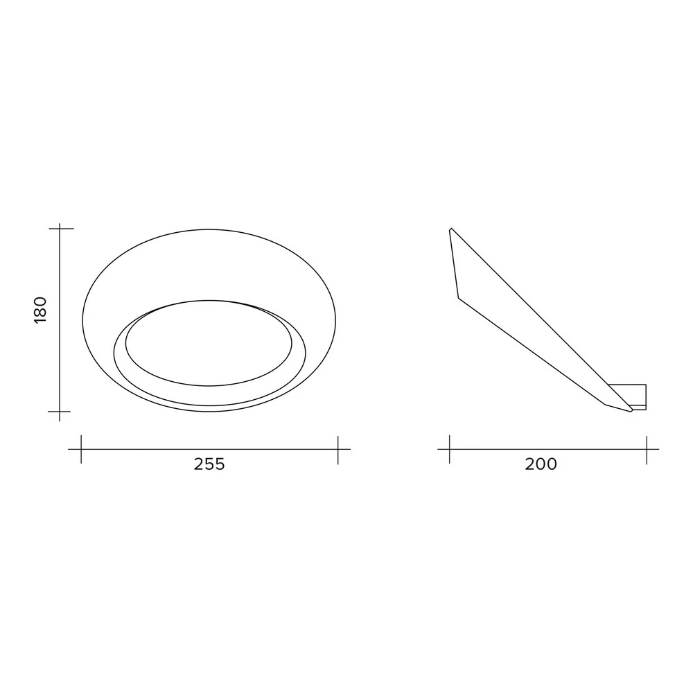 Applique murale LED Olo, couleur cuivre, métal, largeur 25,5 cm pour miroir de salle de bain