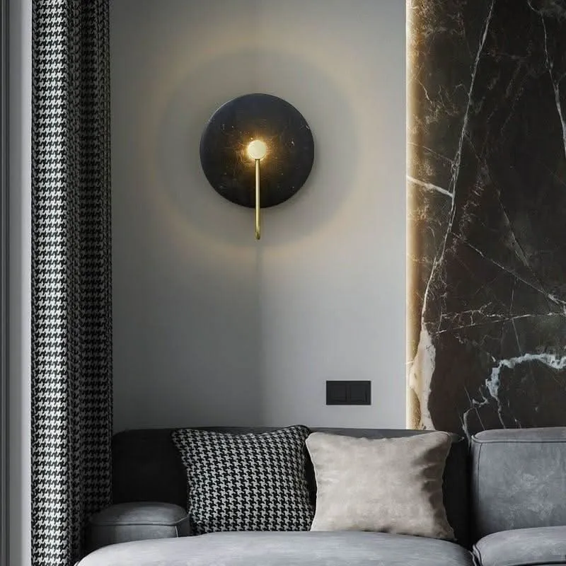 Applique Murale Lune | Aurora en verre opalin