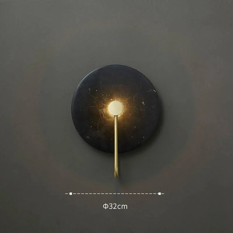 Applique Murale Lune | Aurora en verre opalin