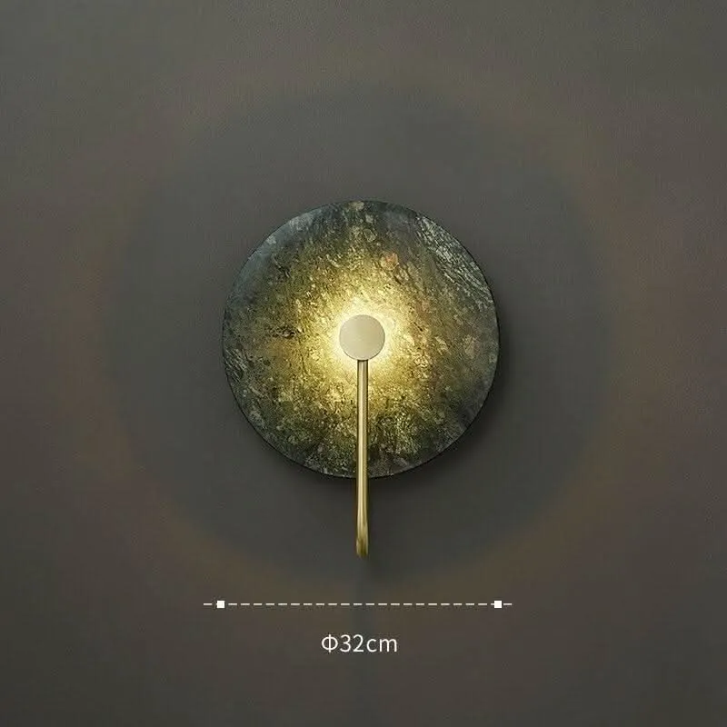 Applique Murale Lune | Aurora en verre opalin