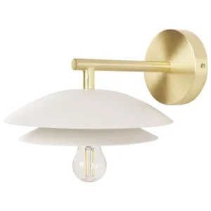 Applique murale en métal blanc LASOLO pour salle de bain IP44