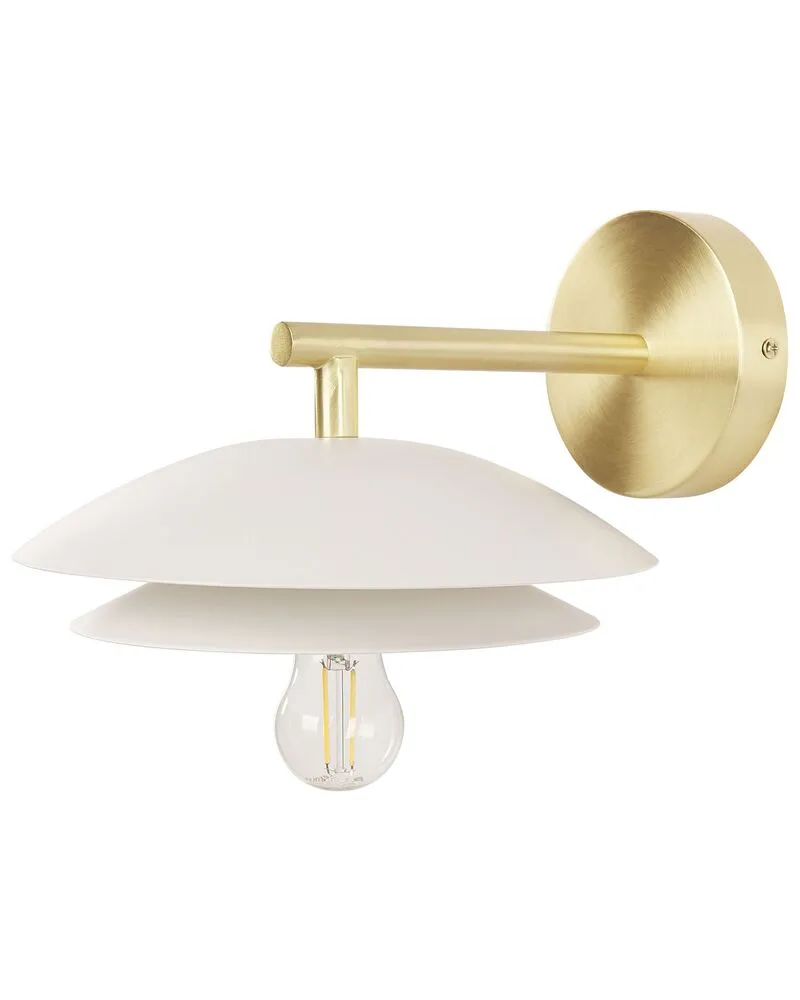 Applique murale en métal blanc LASOLO pour salle de bain IP44