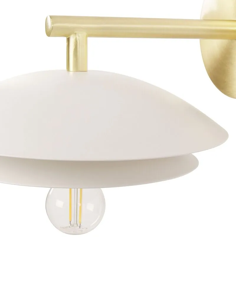 Applique murale en métal blanc LASOLO pour salle de bain IP44