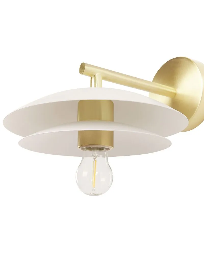 Applique murale en métal blanc LASOLO pour salle de bain IP44
