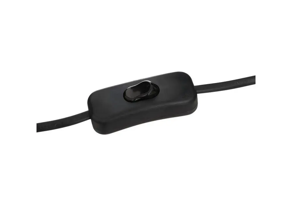 Applique murale en métal Noir H 25 cm avec ampoule LED incluse