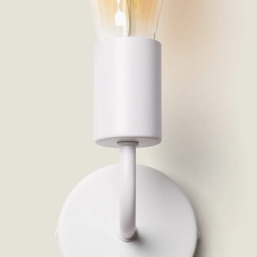 Applique murale métallique équipée d'un éclairage LED Jayso avec bras réglable