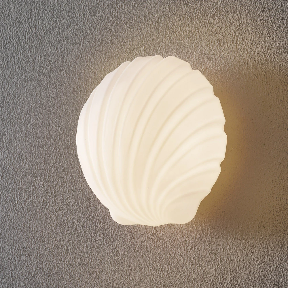 Applique murale Mydi en verre, blanc satiné pour éclairage de lecture