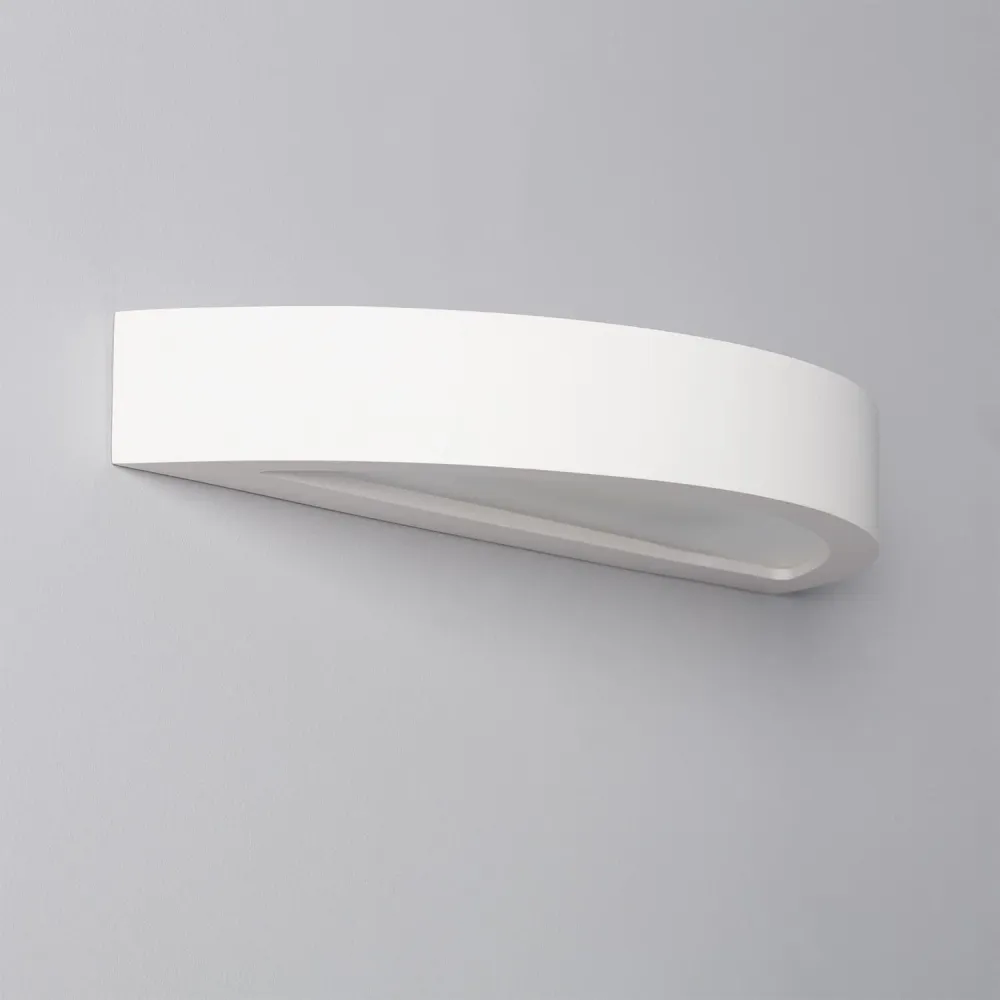 Applique en plâtre avec duo éclairage LED pour illumination murale