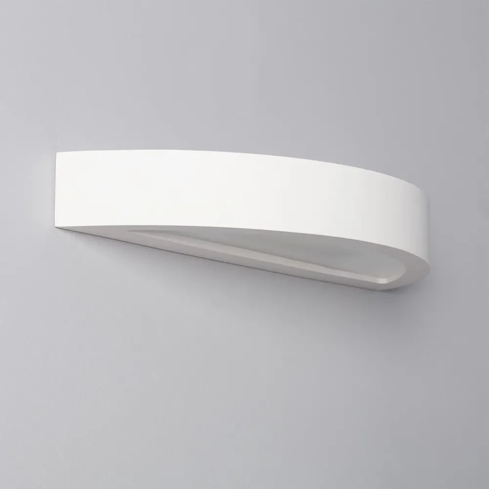 Applique en plâtre avec duo éclairage LED pour illumination murale