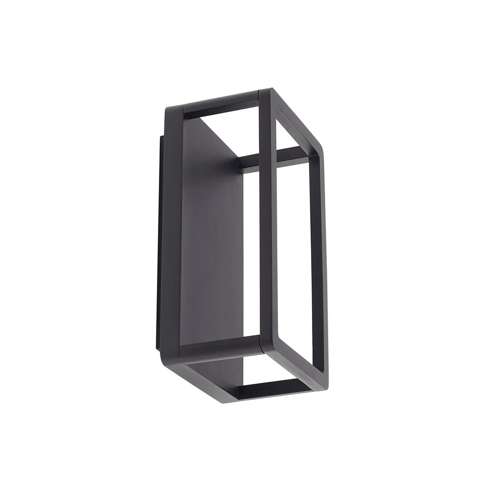 Applique pour couloir Applique d'extérieur LED Lucande Thorvid, hauteur 26 cm, noir