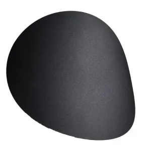 Applique récent en acier - 2 sources lumineuses - L.25 x H.29 cm - noir