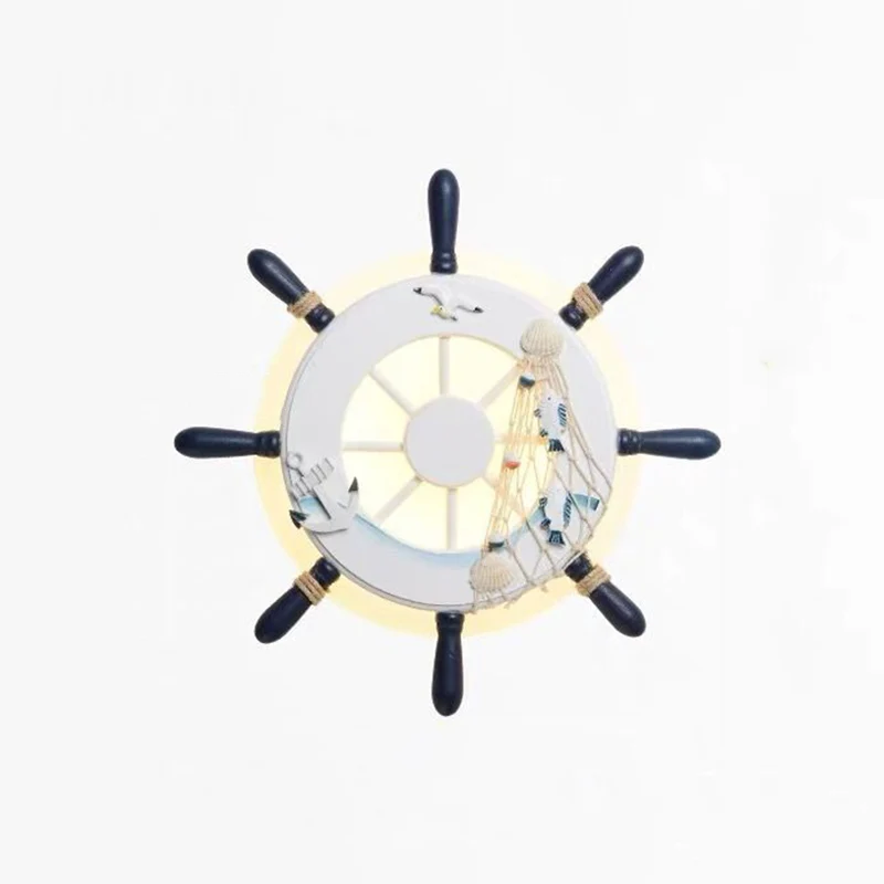 Applique de salle de bain Applique murale ombragée pour enfants, luminaire mural LED en acrylique pour la maternelle, blanc