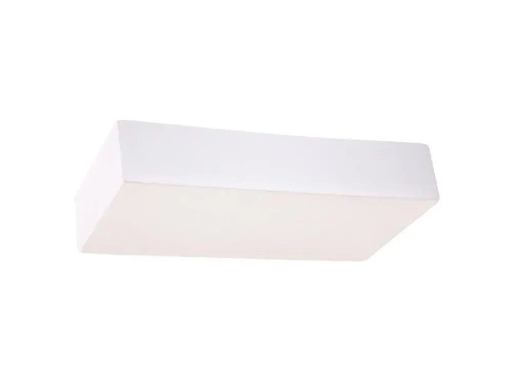 Applique de salle de bain Applique récent en céramique - 2 sources lumineuses - L.31 x H.6,5 cm - blanc