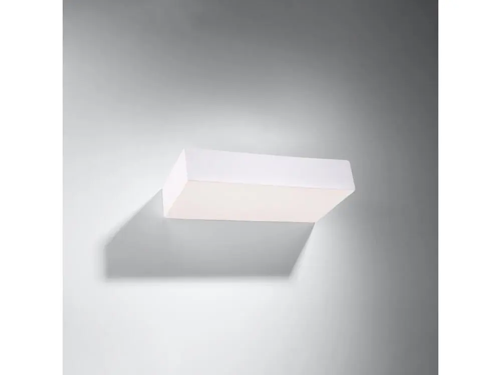 Applique de salle de bain Applique récent en céramique - 2 sources lumineuses - L.31 x H.6,5 cm - blanc