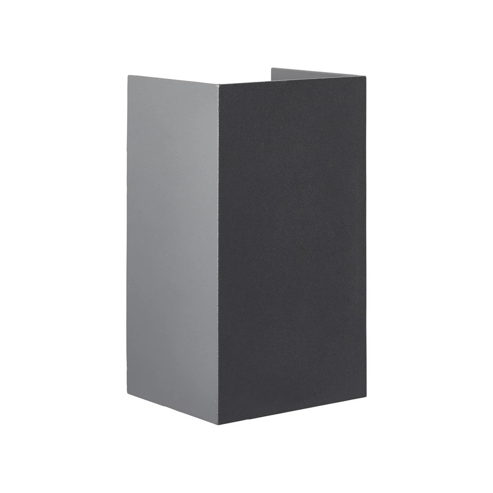 Applique à variateur Applique d'extérieur LED Hilly, hauteur 13,6 cm, gris sombre, métal