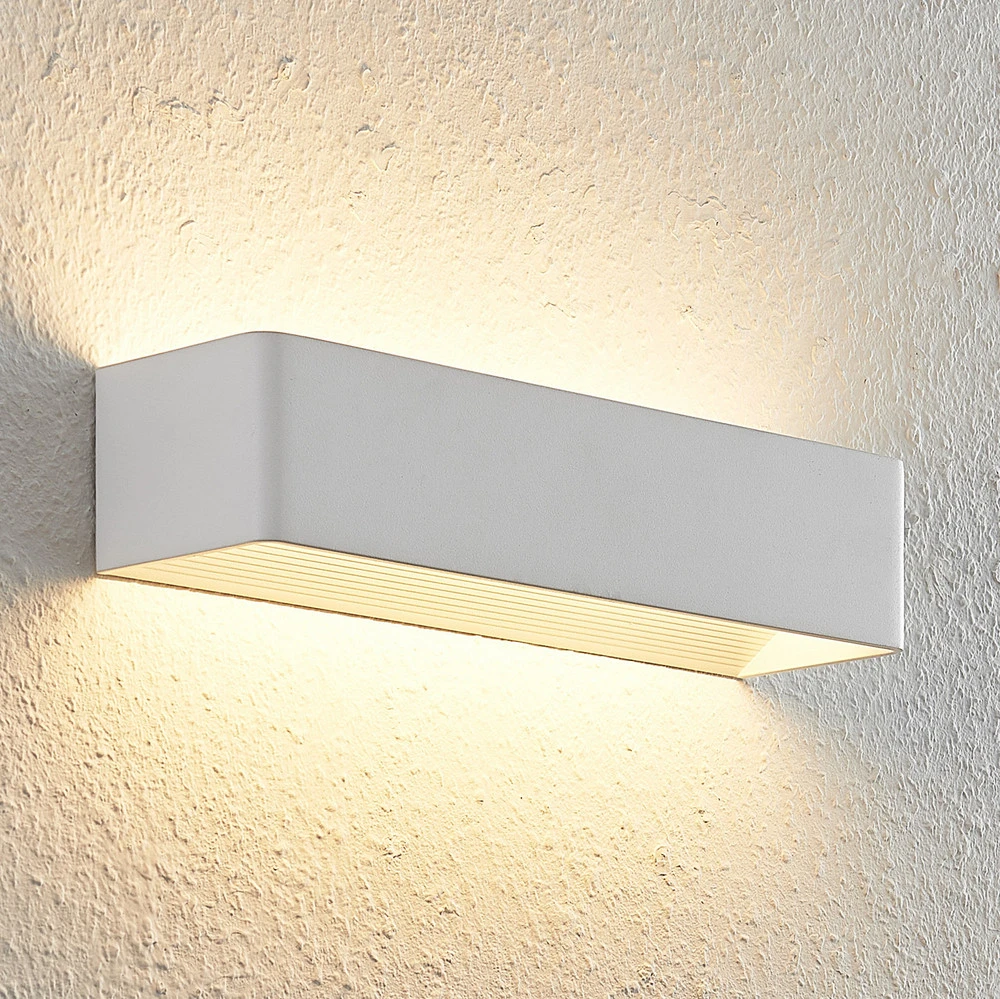 Arcchio Karam applique LED, 36,5 cm, blanche pour miroir de salle de bain