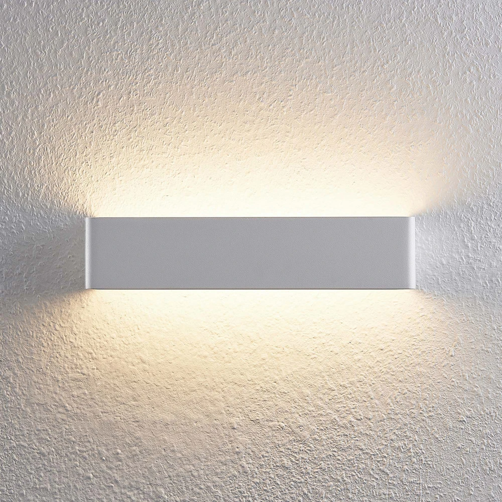 Arcchio Karam applique LED, 36,5 cm, blanche pour miroir de salle de bain