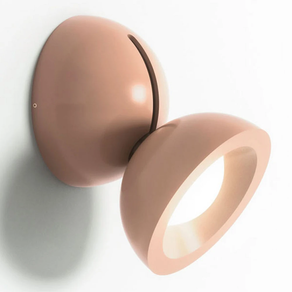 Axolight DoDot applique LED, mauve 46° pour salle de bain IP44