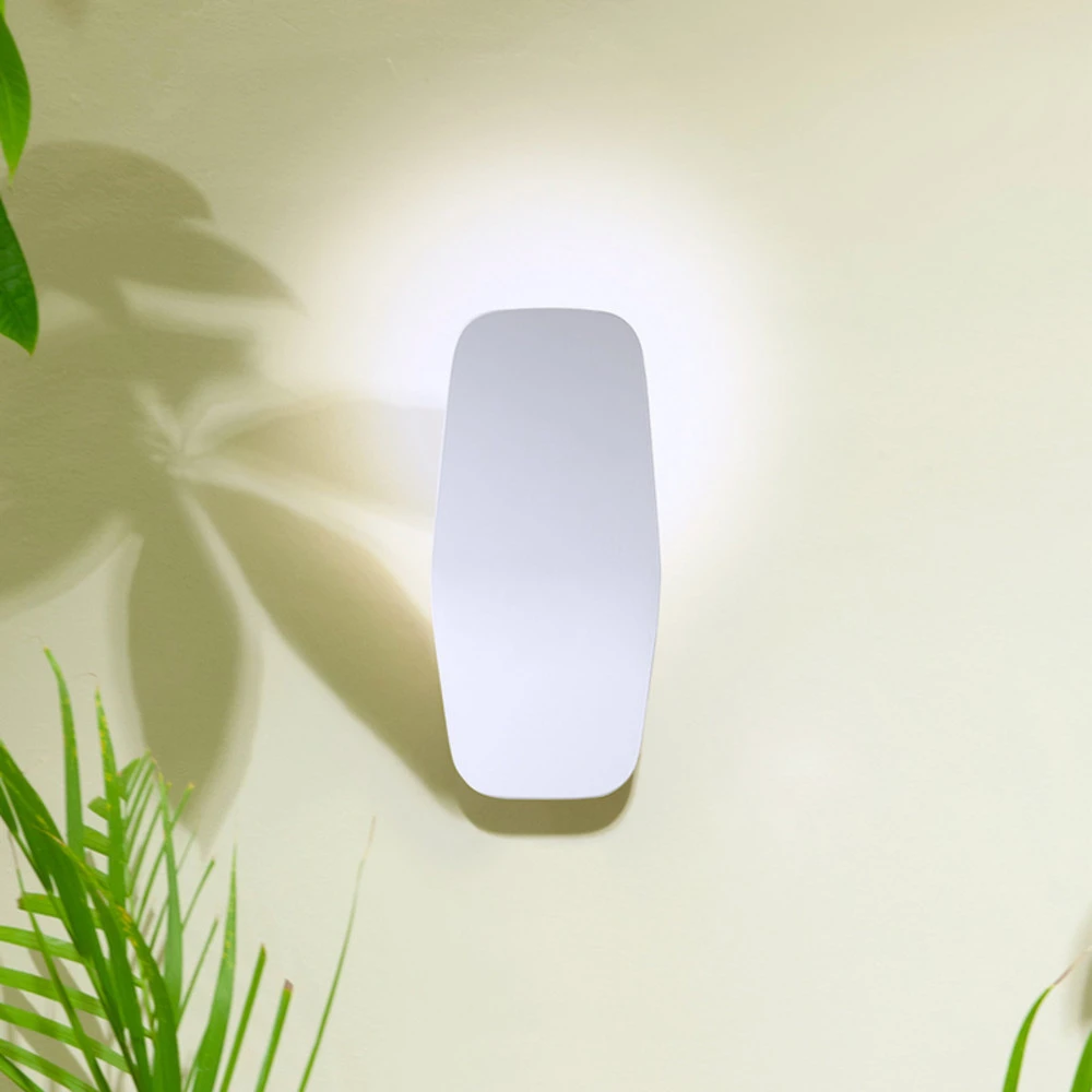 Casablanca Ashiya applique LED, blanche avec ampoule LED incluse