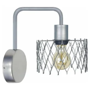 Certifié CE Applique acier blanc 22 cm.