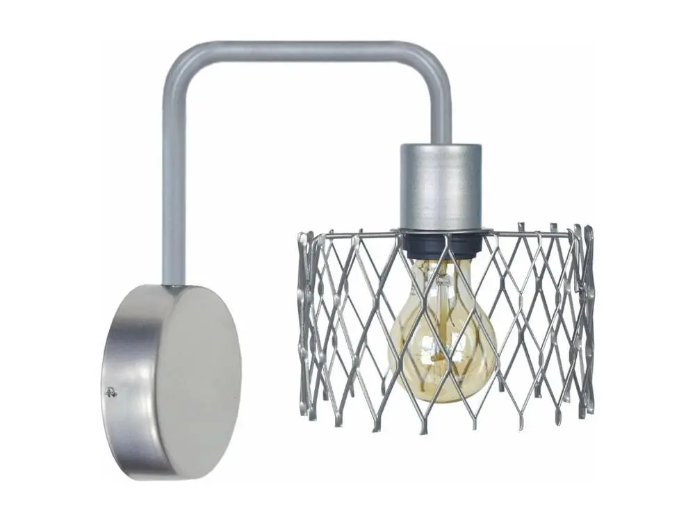 Certifié CE Applique acier blanc 22 cm.