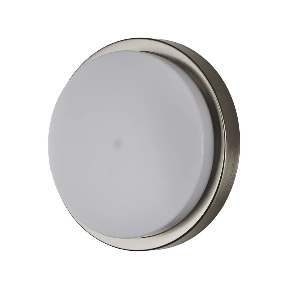 Certifié CE Applique d'extérieur ronde Fero, acier inoxydable