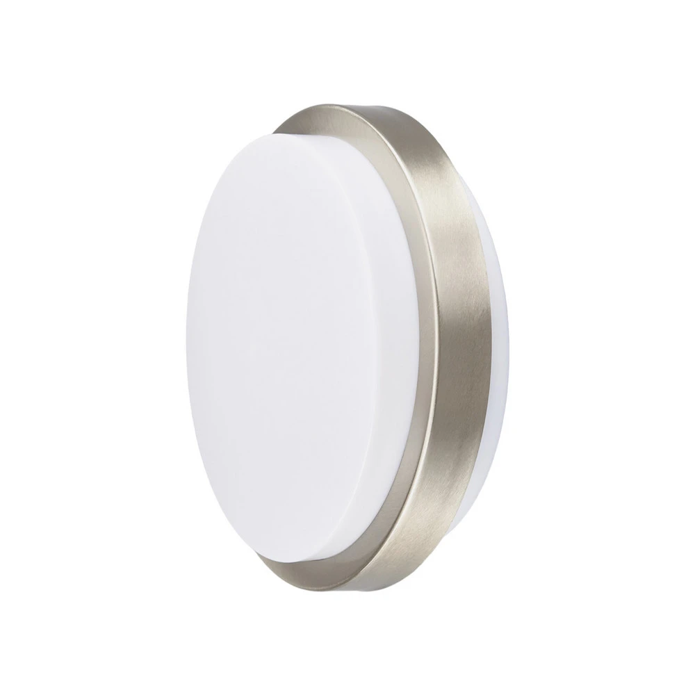 Certifié CE Applique d'extérieur ronde Fero, acier inoxydable