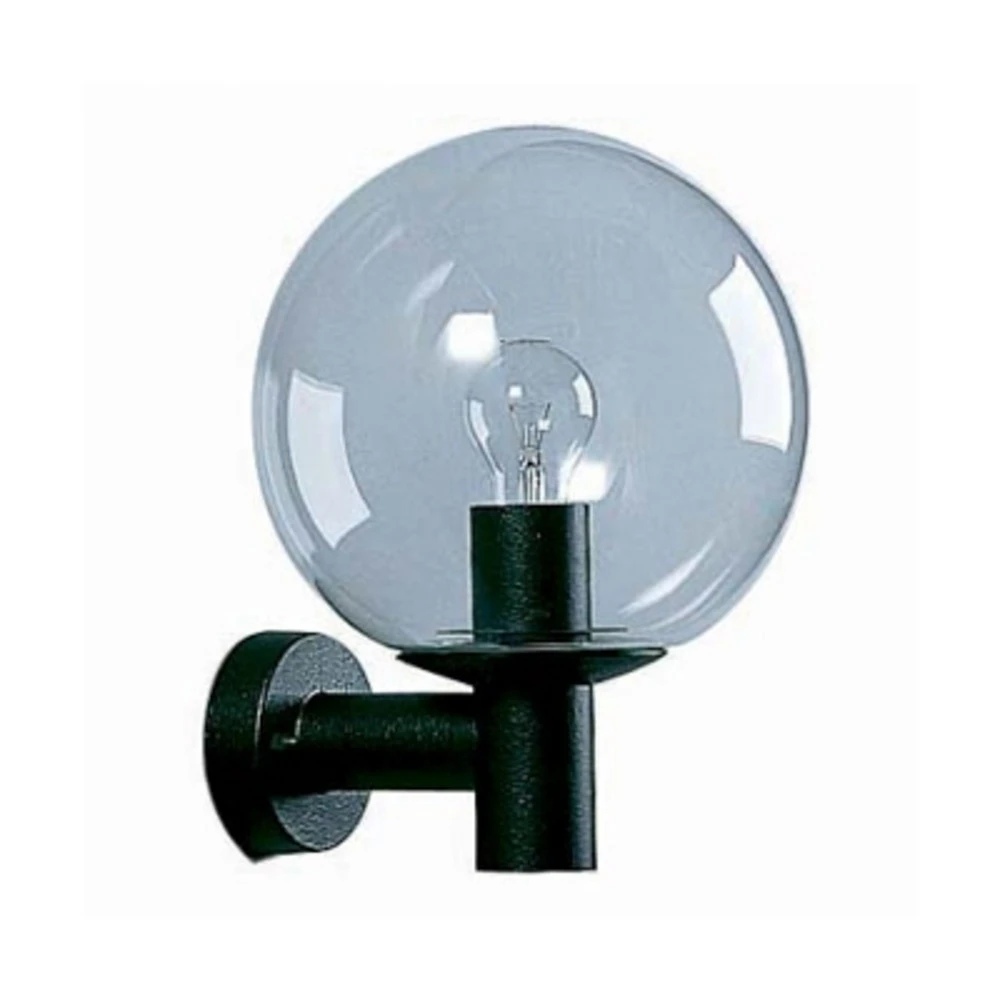Certifié CE Applique d'extérieur en verre noire