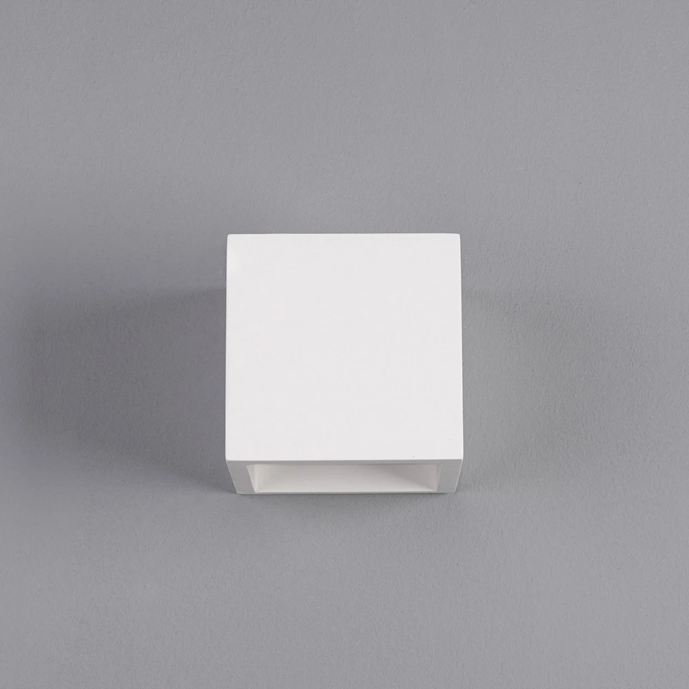 Certifié CE Applique LED Marita cubique en plâtre
