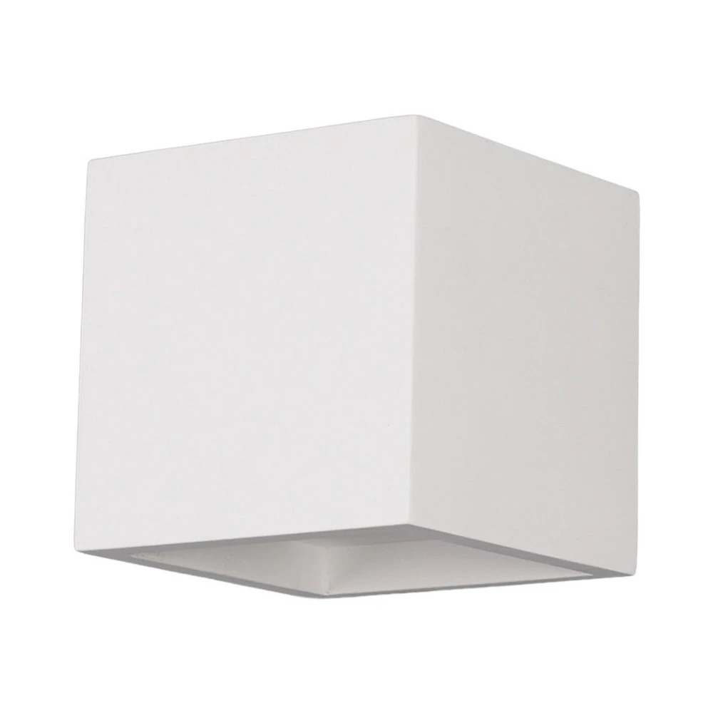Certifié CE Applique LED Marita cubique en plâtre