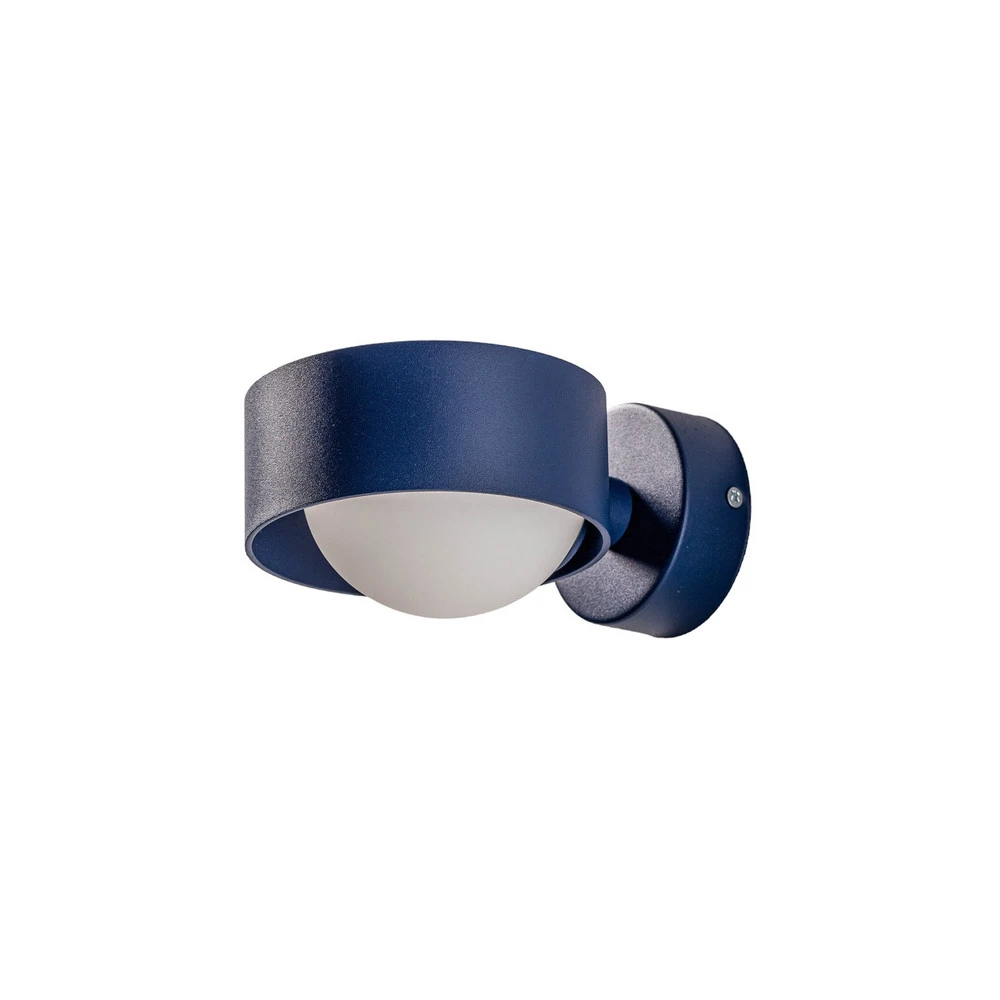 Certifié CE Applique Mado en acier, bleue, à une lampe