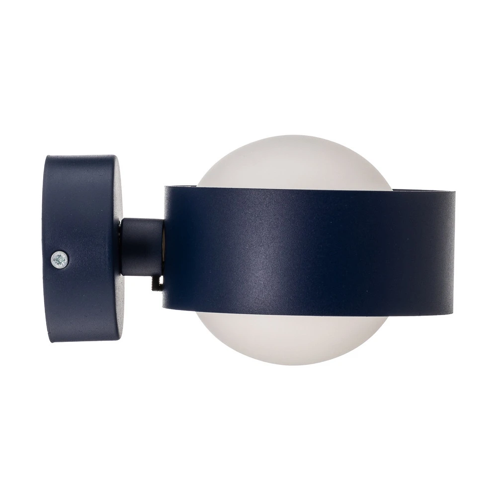 Certifié CE Applique Mado en acier, bleue, à une lampe