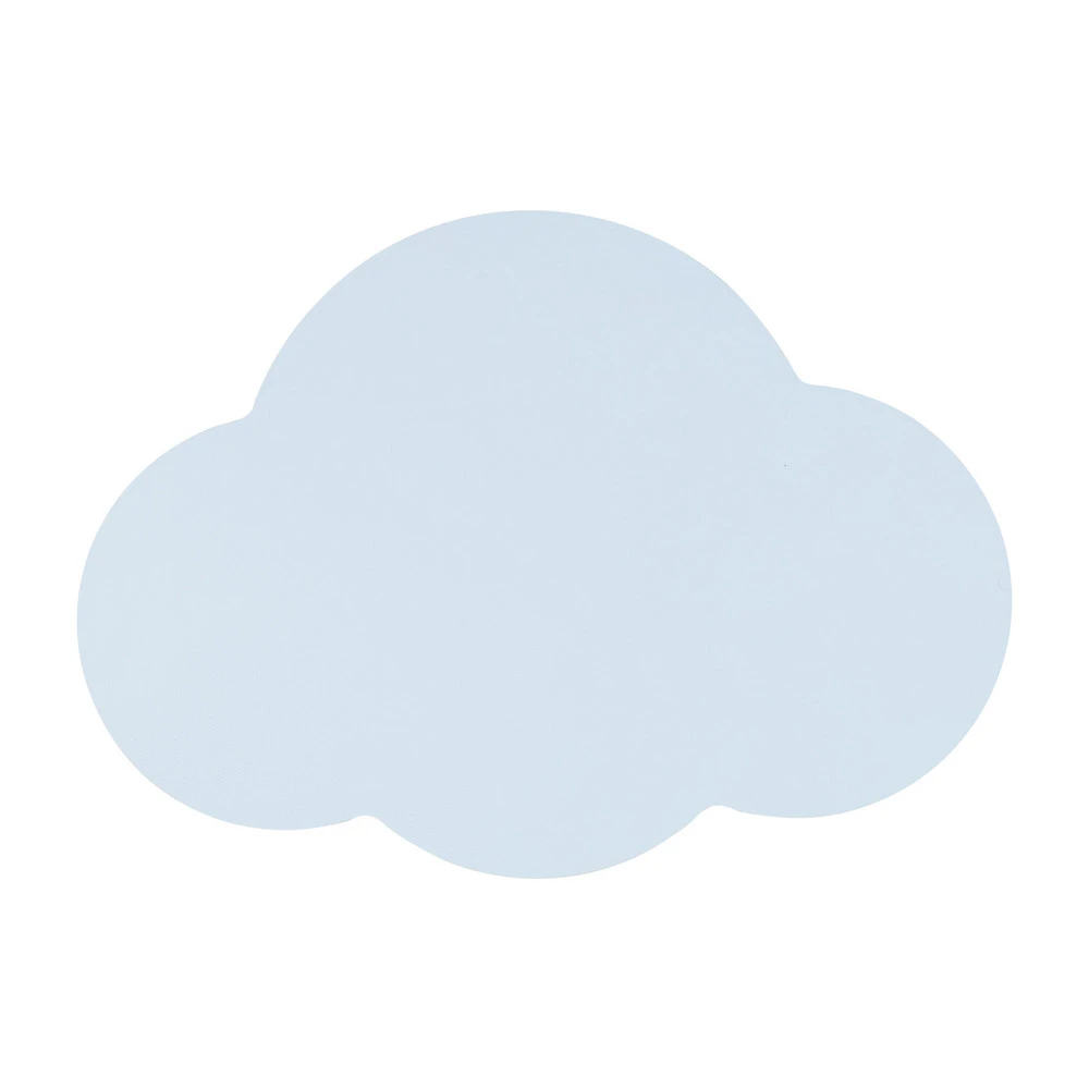 Certifié CE Applique murale Cloud, bleu, acier, lumière indirecte, 38 x 27 cm