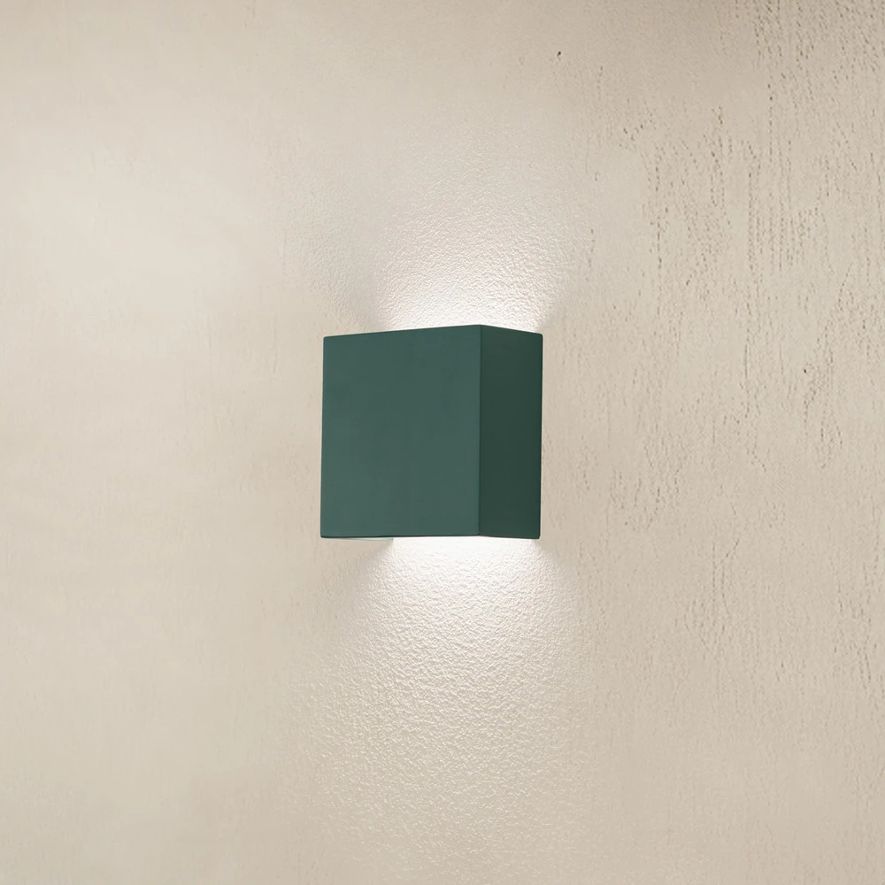 Certifié CE Applique murale LED Gianto up/down, verte