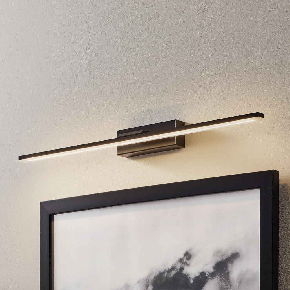 Certifié CE Applique murale LED Miroir 60 cm noir 3000K