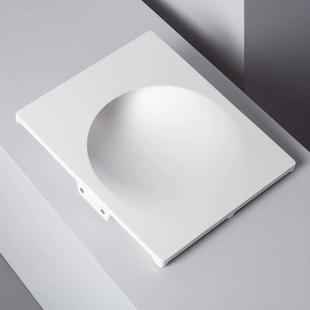Certifié CE Applique murale en plâtre/pladur pour LED GU10/GU5.3 353x293 mm