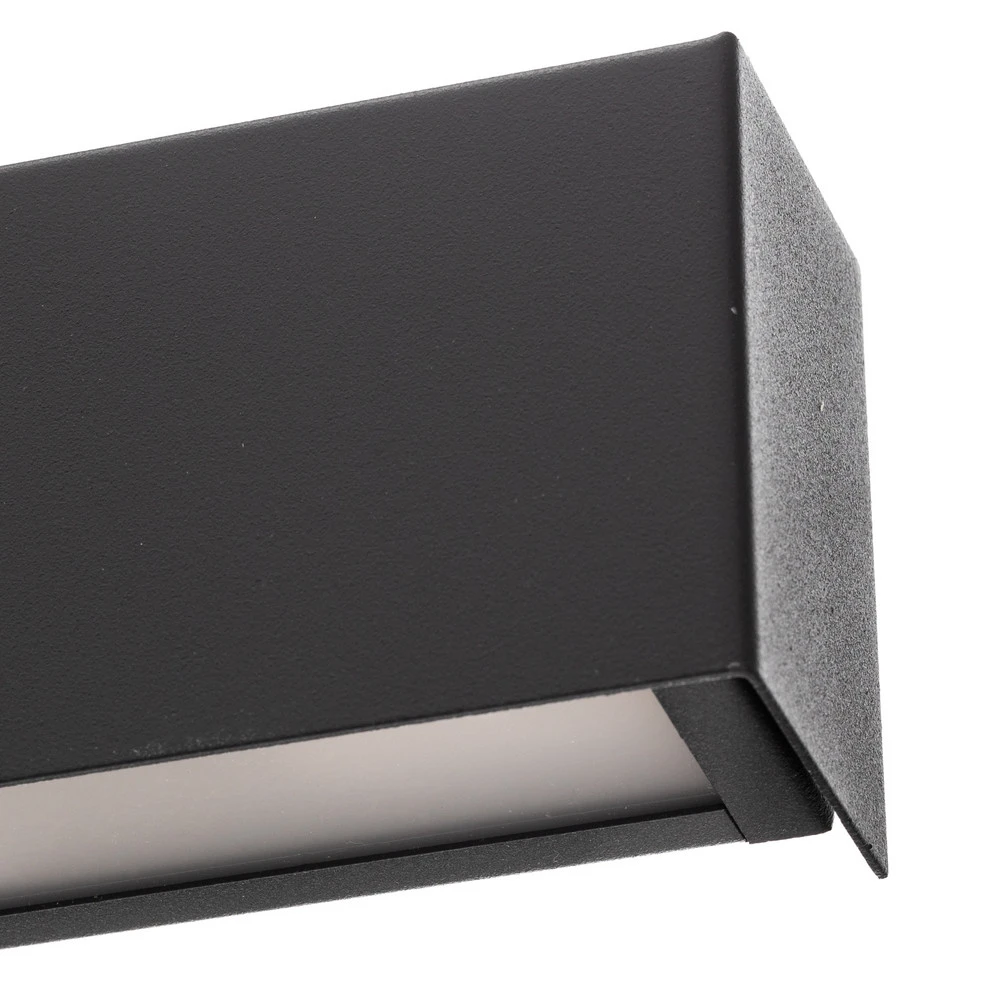 Certifié CE Applique murale Straight M, 92 cm, noir