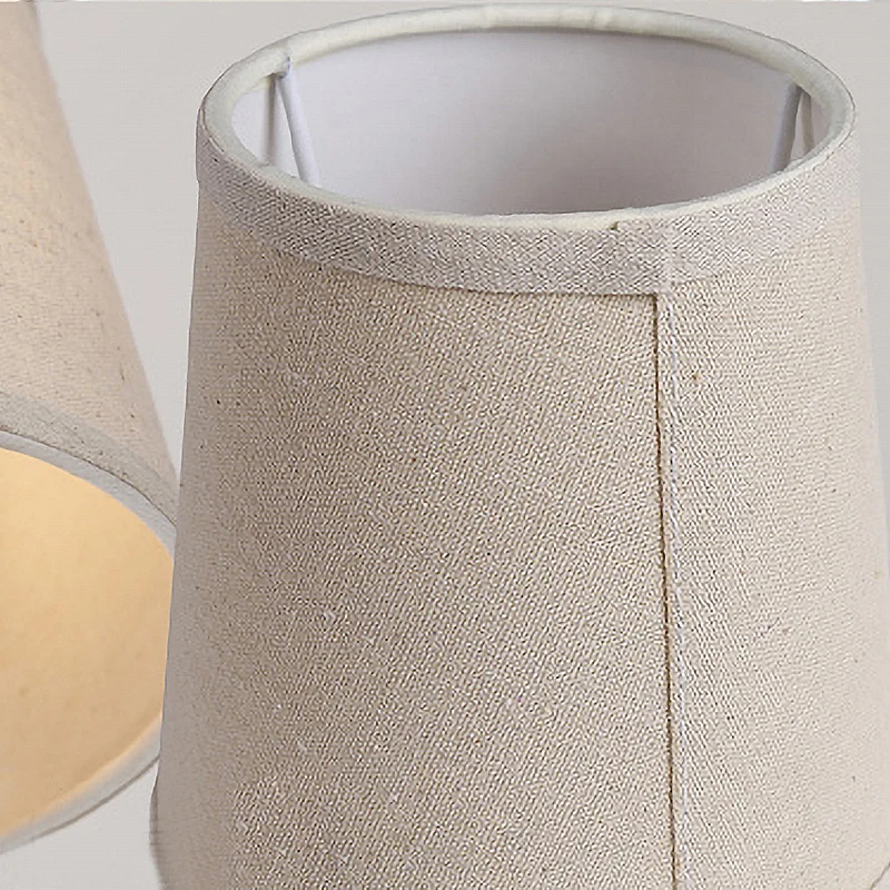 Certifié CE Applique de restaurant candélabre/cône en métal antique, lampe murale rouille à lumière singulier avec abat-jo...