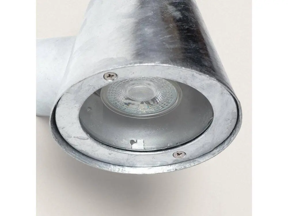 Certifié CE Ledkia Applique Murale Extérieure Acier Galvanisé Coastal Faroe